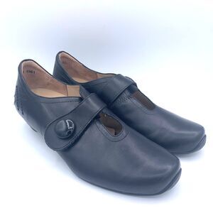 Kumfs Ziera Black Leather Mary Jane Comfort Shoes Women’s NZ 40 US 9